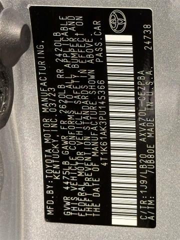 2023 Toyota Camry XSE