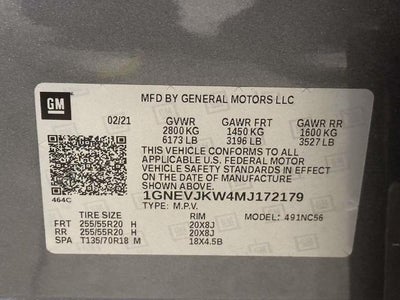 2021 Chevrolet Traverse RS