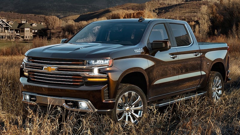 2019 Chevrolet Silverado 1500 front view