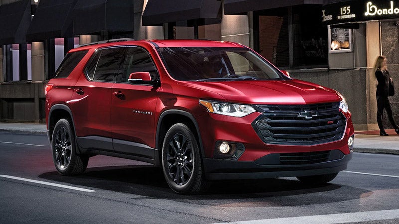 2019 Chevrolet Traverse side view