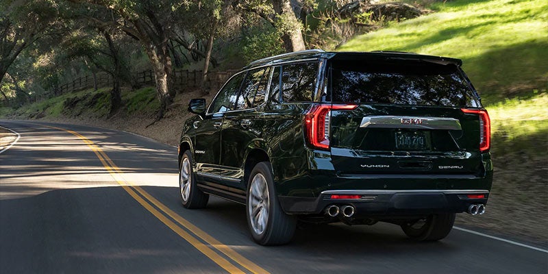 2021 GMC Yukon XL back view