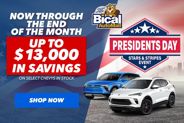 Up to $13000 Savings On Select Chevys In Stock !! 