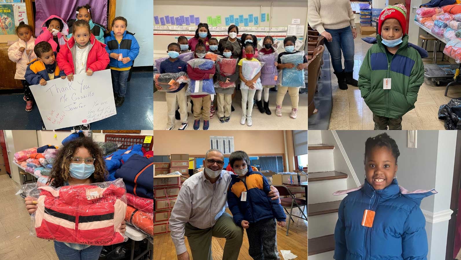 6 photos of kids in group